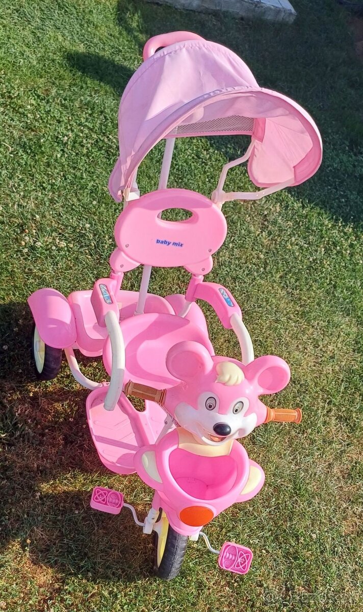 bicykel trojkolesový, kolobežka, detská sedačka - 4