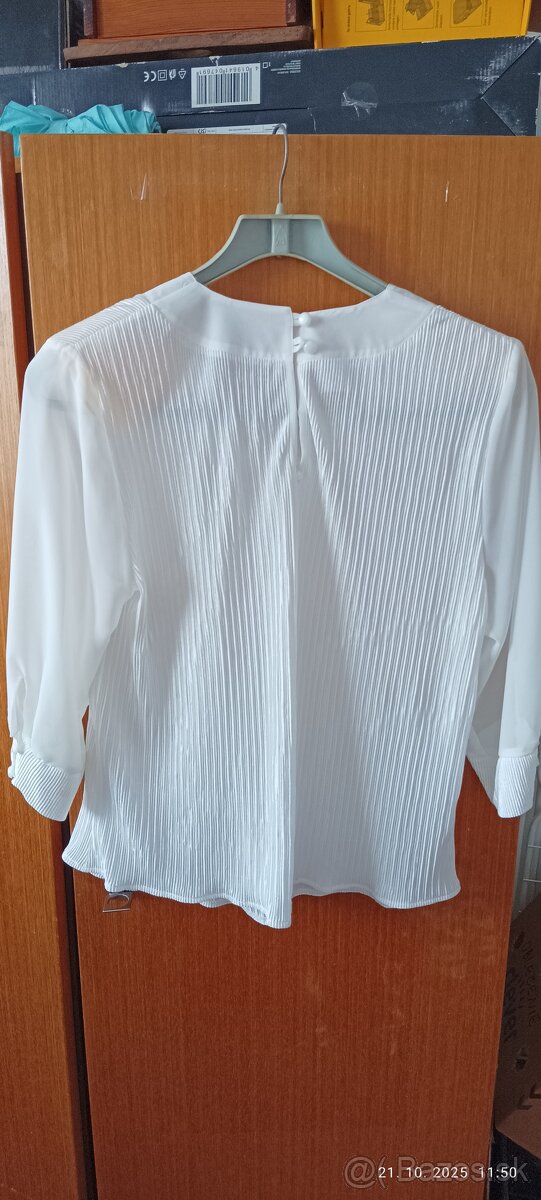 Biele dámske blúzky - 4