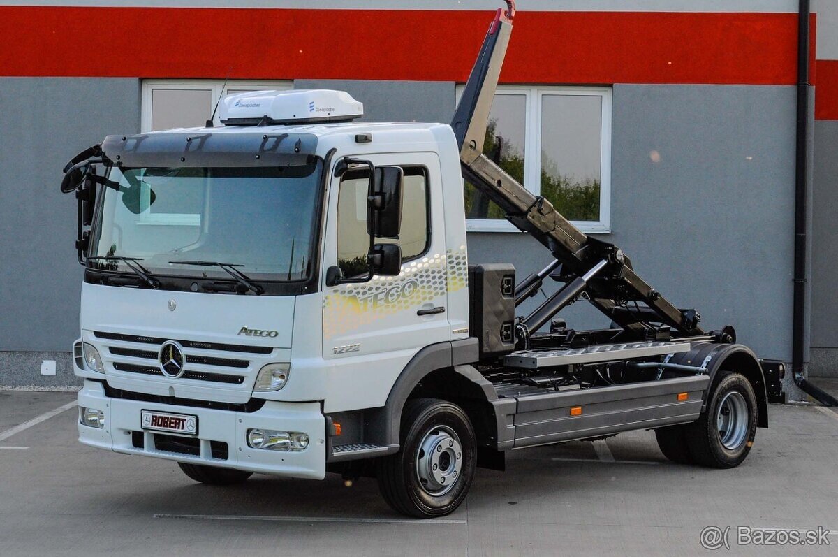 MERCEDES ATEGO 1222 / 12T HÁKOVÝ NOSIČ KONTAJNEROV EU-5 - 4