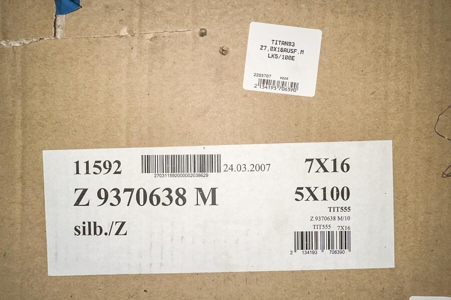 Hliníkový disk Titian93 16 palcov - 4