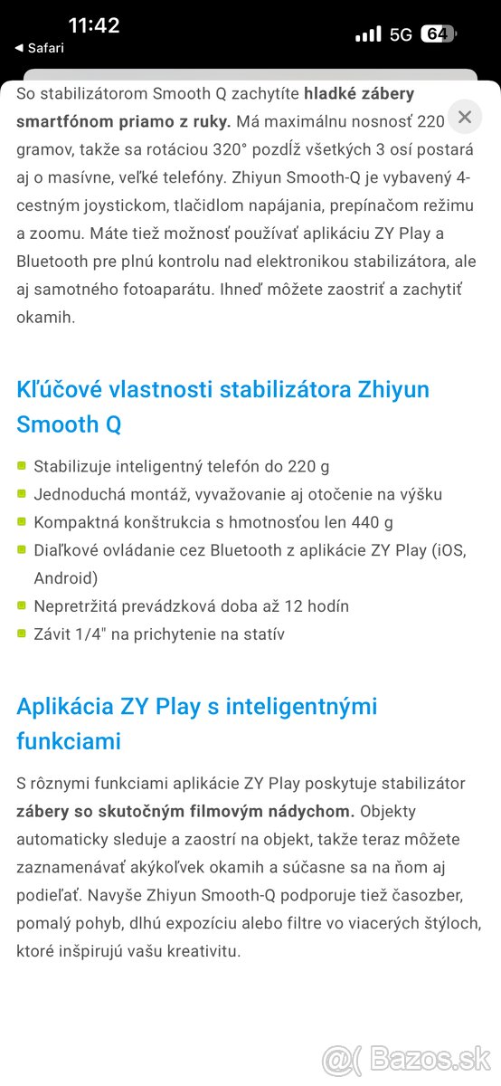 Zhiyun Smooth Q gimbal - 4