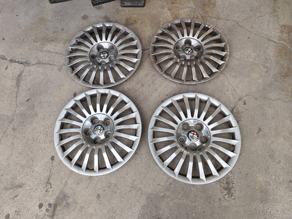 Sada alfa romeo plech+pneu 205/55 16" - 4