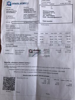 Ventilátor Dalap 125 BFZ 12V. - 4