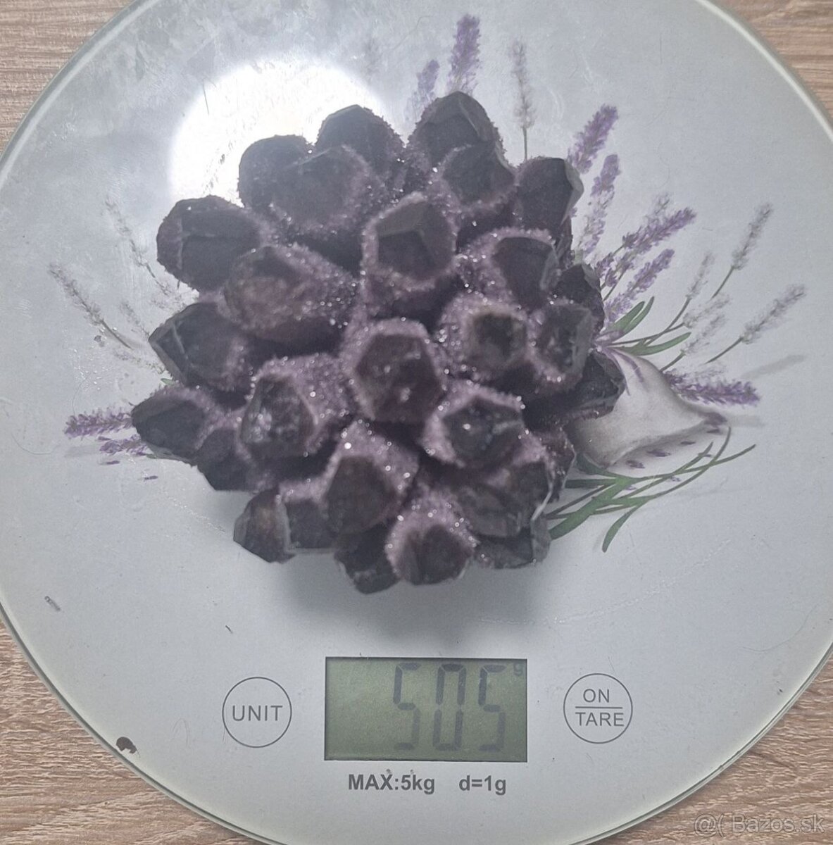 Prírodný Fialový Ametyst Phantom - typ 8 - 4