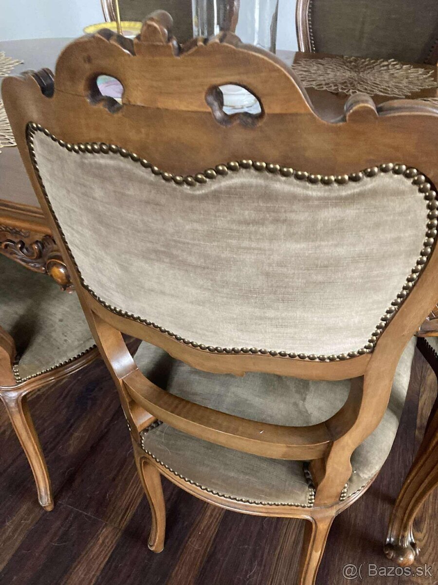 LUXUSNÝ JEDÁLENSKÝ SET 1+6 – Klasický Barokový/Rokokový štýl - 4