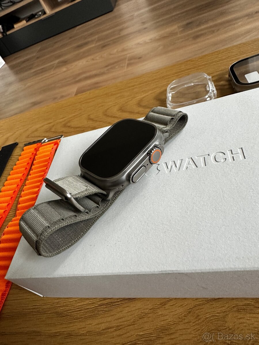 Predám Apple Watch Ultra 2 + 6 remienkov + ochranný obal - 4