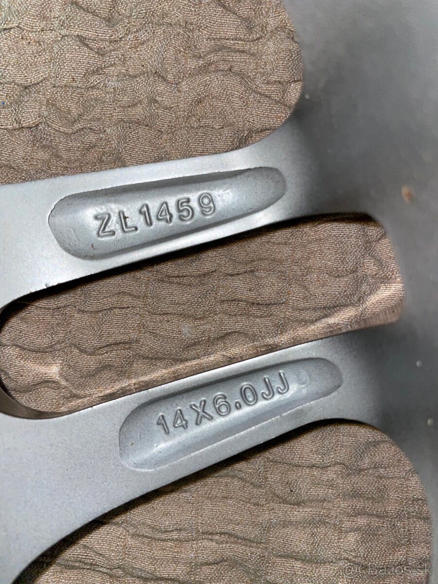 4x100 R14 6J ET36 Hyper Silver - 4