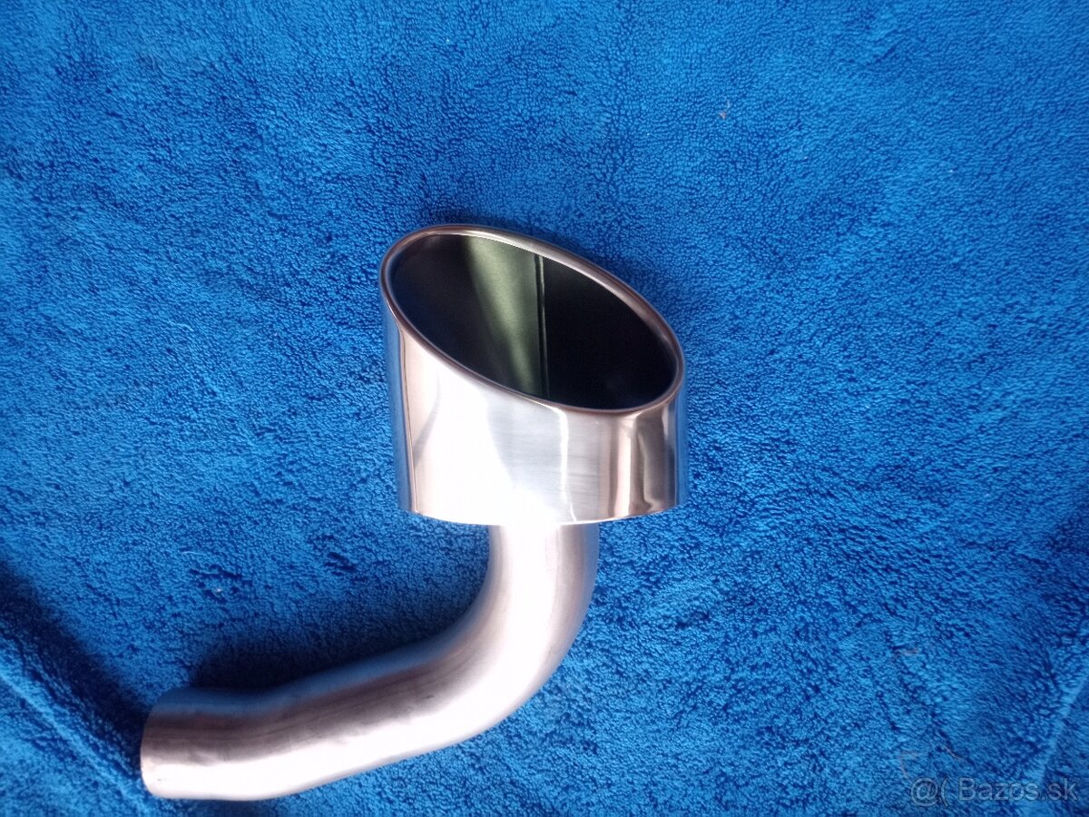 Koncovka výfuku ovál nerez - 4