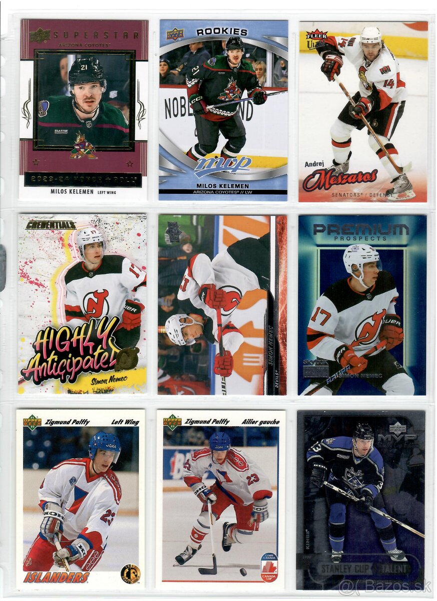 Predam hokejove karticky slovakov v NHL - 4