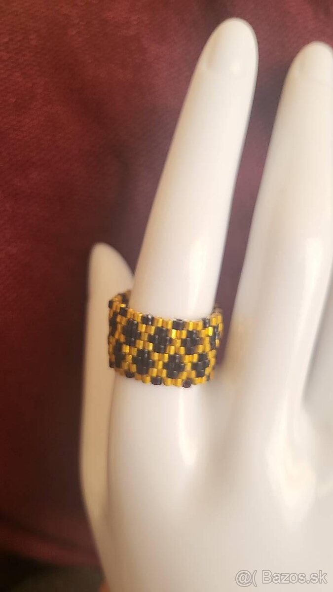 Prsteň ručne šitý - 4