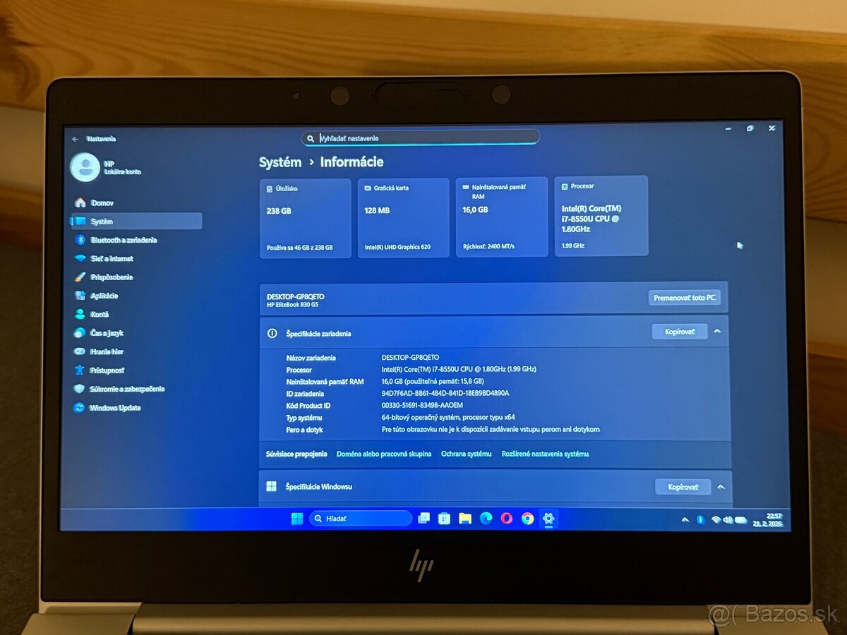 Notebook HP EliteBook 830 G5 - 4