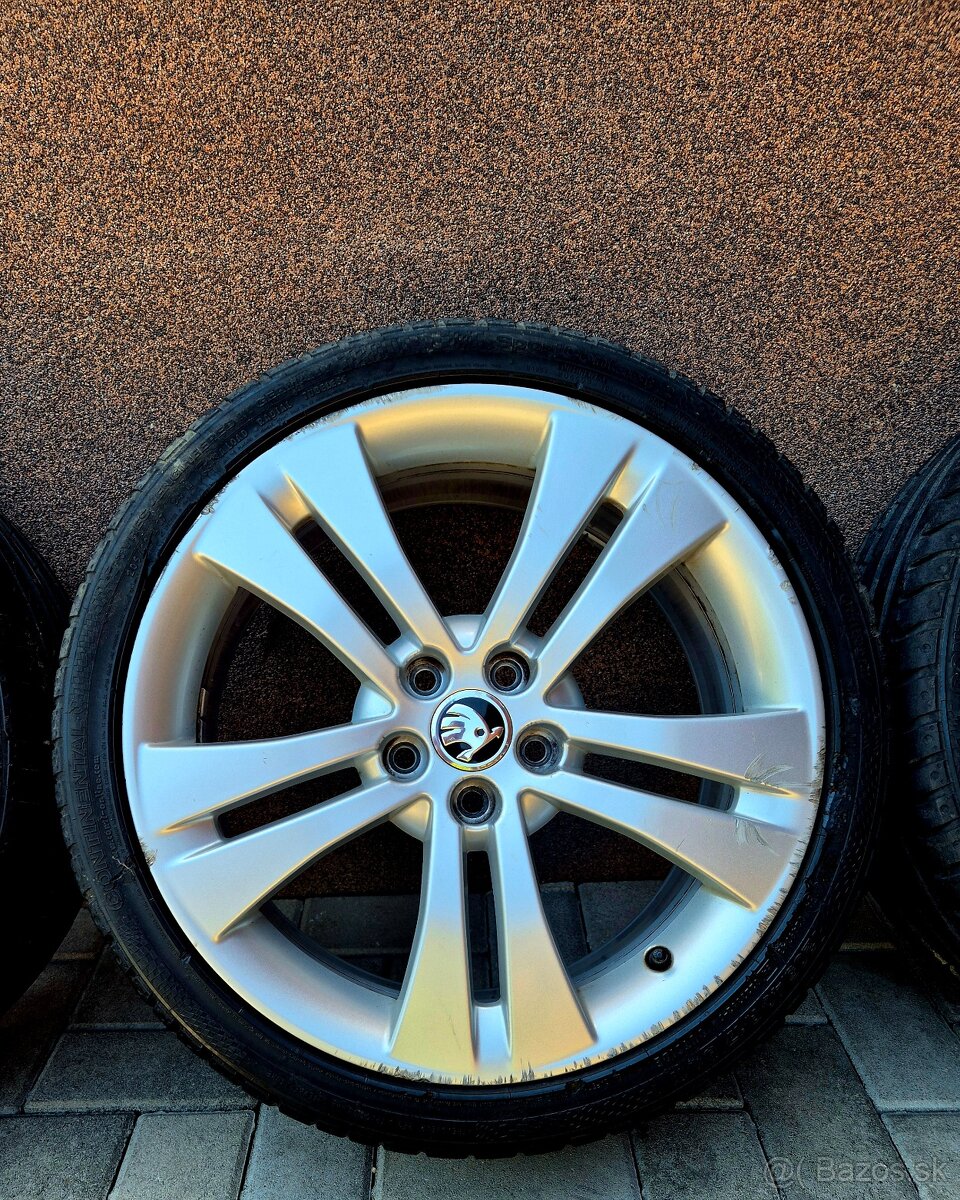 Predám elektróny ŠKODA TRINITY 5x100 R17 - 4