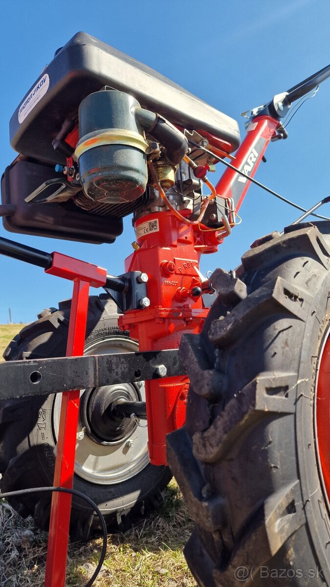 Malotraktor, bubnová kosačka VARI motor JIKOV - 4