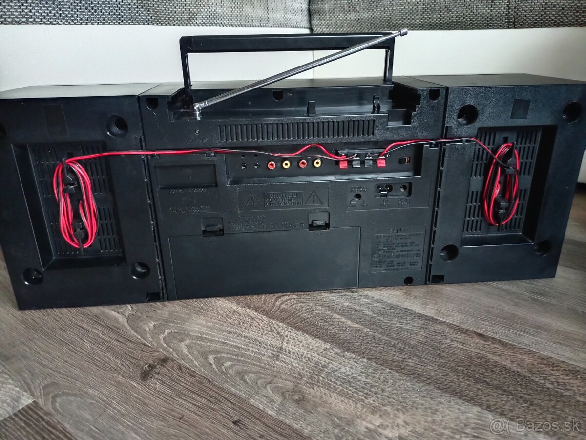Sanyo MW255L radiomagnetofon retro 2 kazeťák - 4