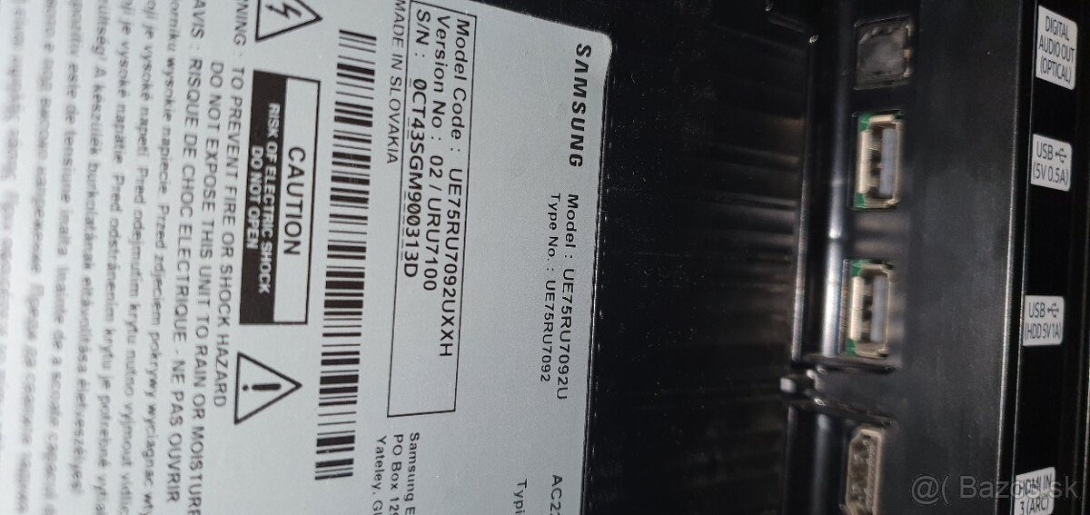 Samsung UE75RU7092U na opravu - 4