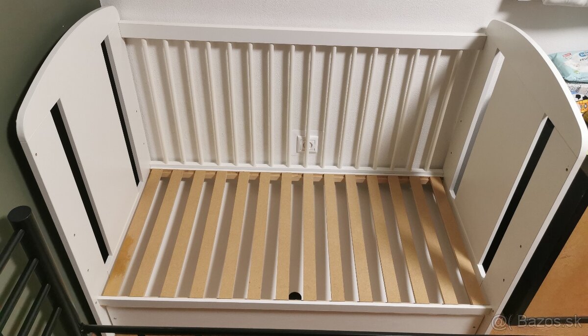 Detská postieľka Klups 120x60 biela - 4
