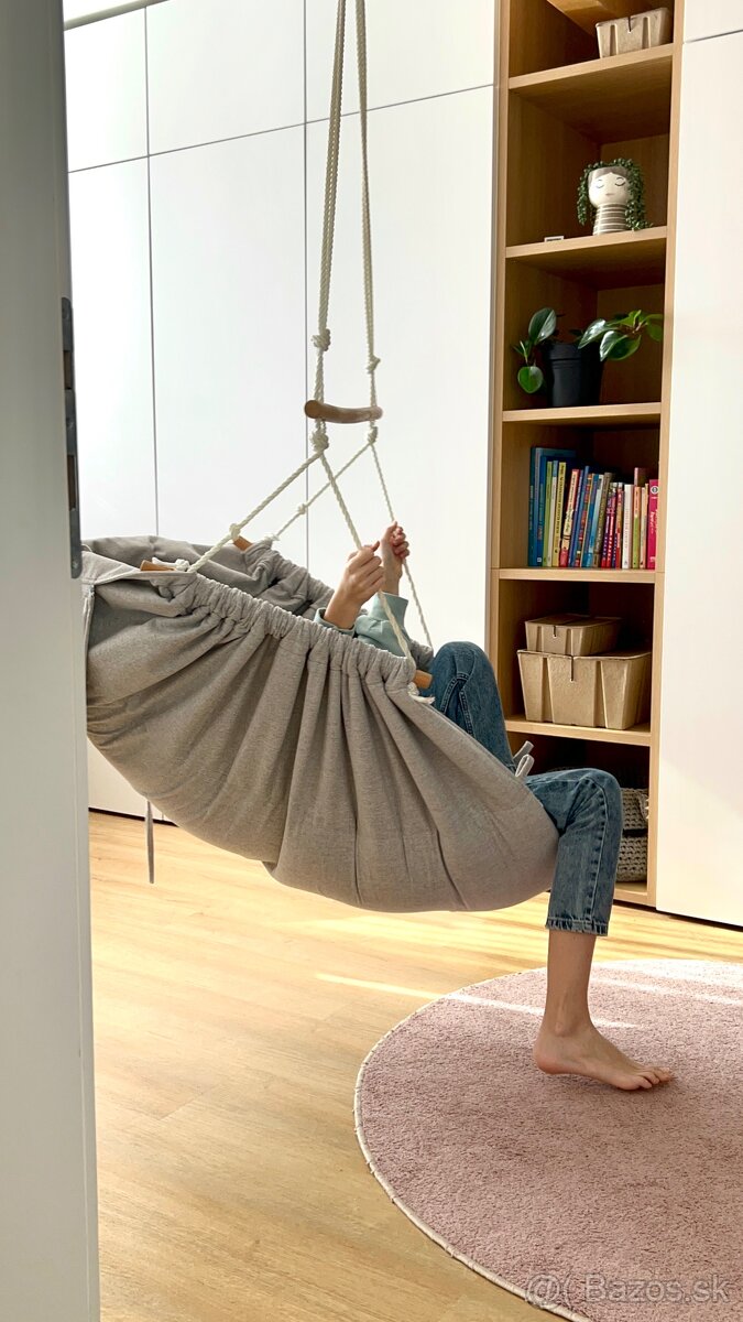 Hojdačka, zavesne kreslo, kolíska na uspavanie deti, kidvak - 4