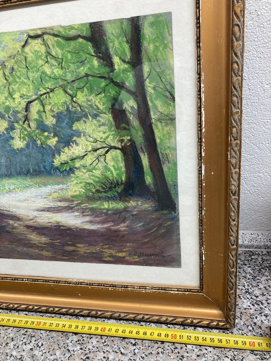 Predám obraz: Masarovič Jozef - Partia z lesa na kolibe - 4