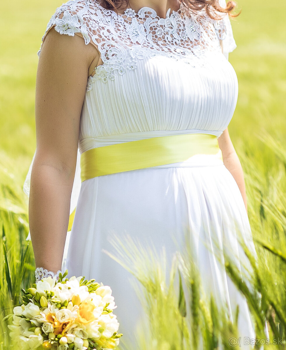 Svadobné, tehotenské šaty - 4