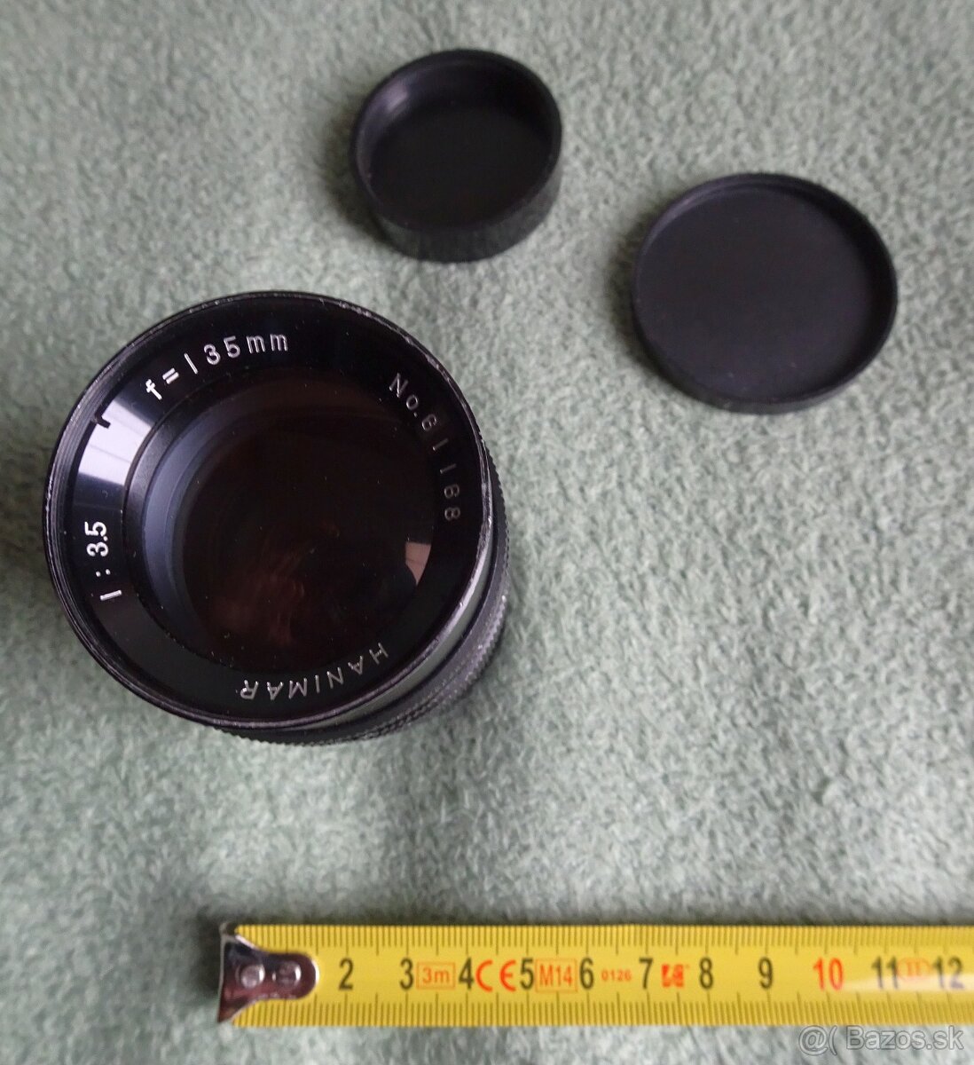 Predám manuál. objektív HANIMAR 135mm so závitom M42 - 4