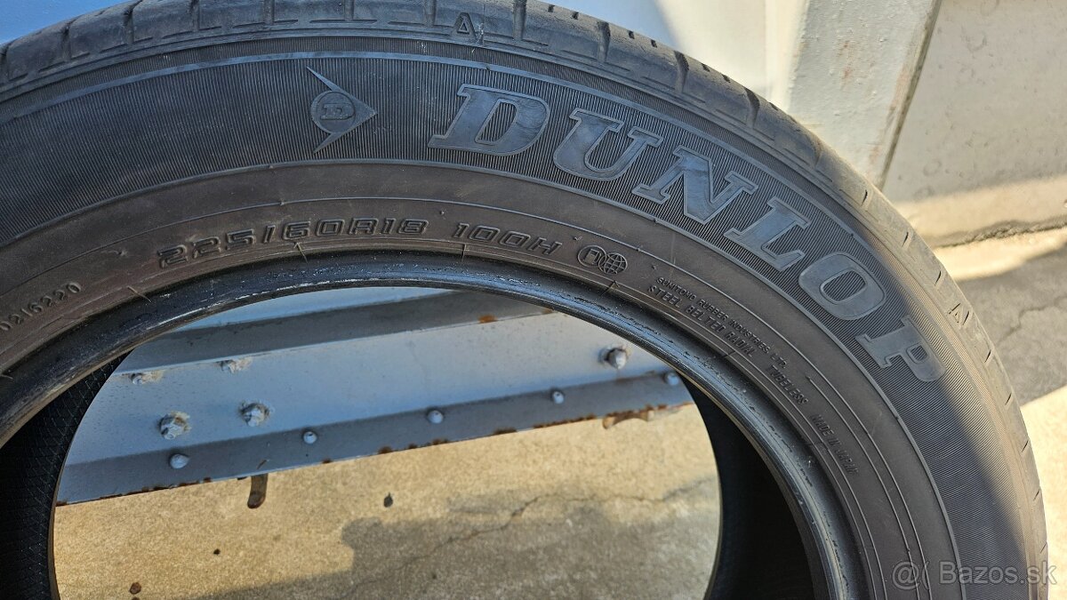 Predám letné pneu Dunlop 225/60r18 - 4