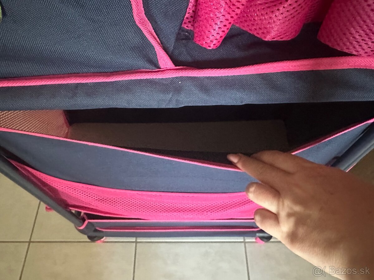 Ružovo-modrý prebaľovací pult - 4