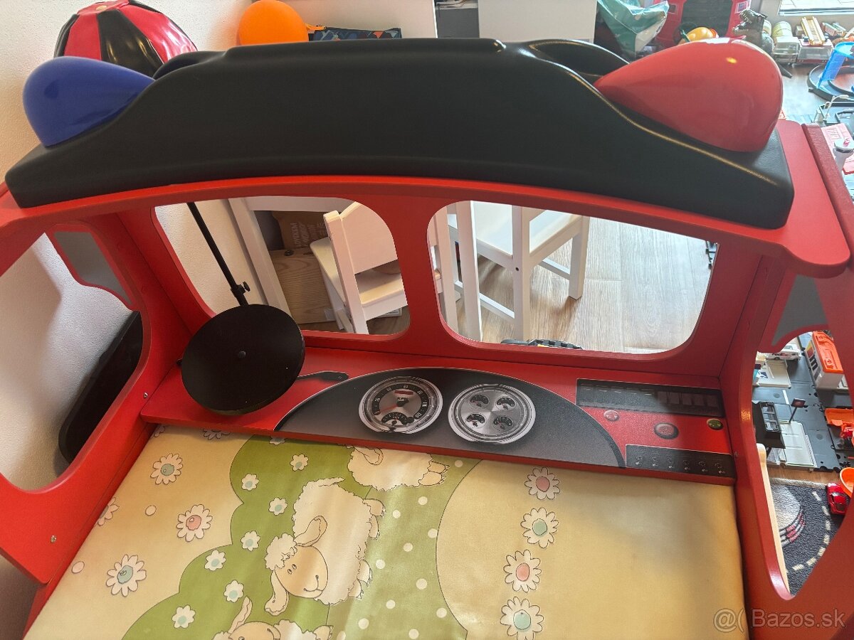Detská posteľ - Hasické auto - 4