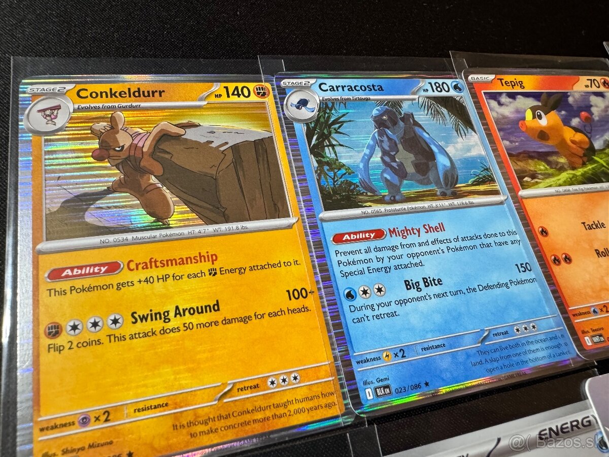 Pokemón MEGA balík D: 100ks kariet v obaloch s EX a darček - 4