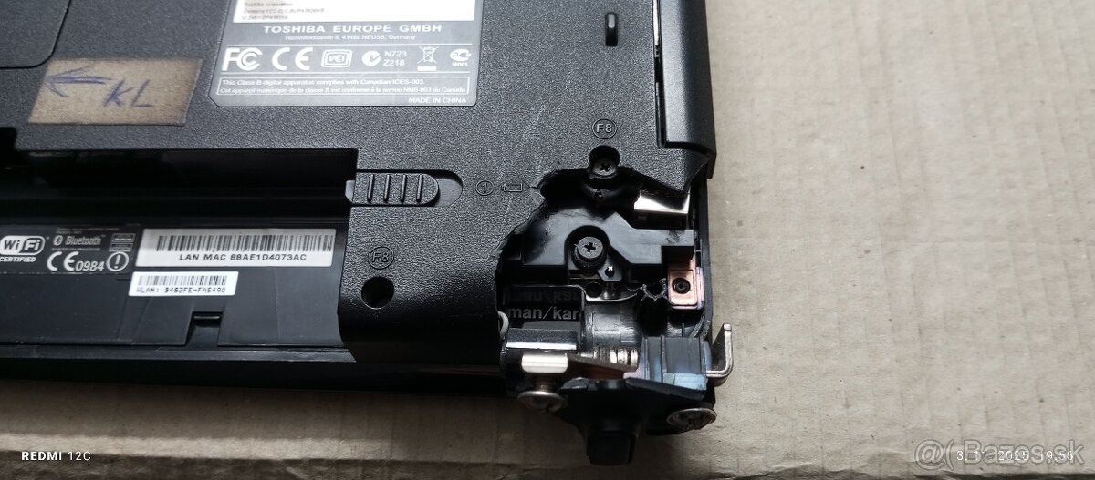 Toshiba satelite a660 - 4