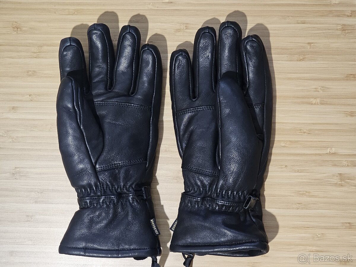 Goldbergh Freeze kožené rukavice, black, veľ. 7.5 - 4