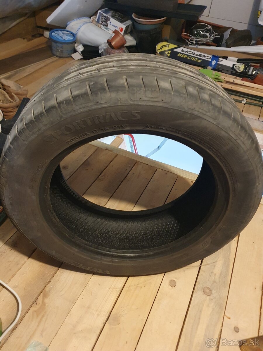 Predám letne pneumatiky 205/55/r.16 - 4