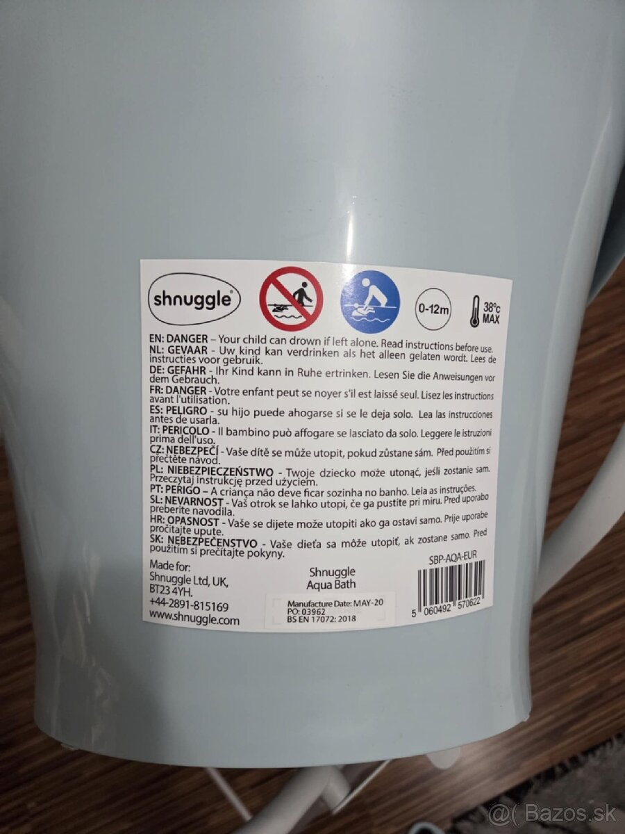 Shnuggle vanička so stojanom - 4