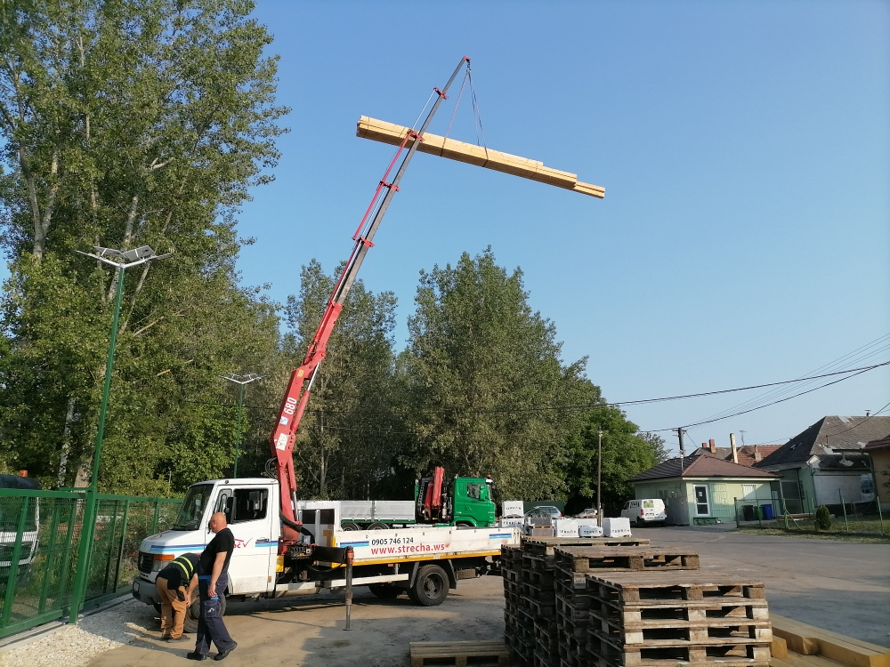 Hydraulická ruka, HR, Mercedes Benz Unimog s hydraulickou ru