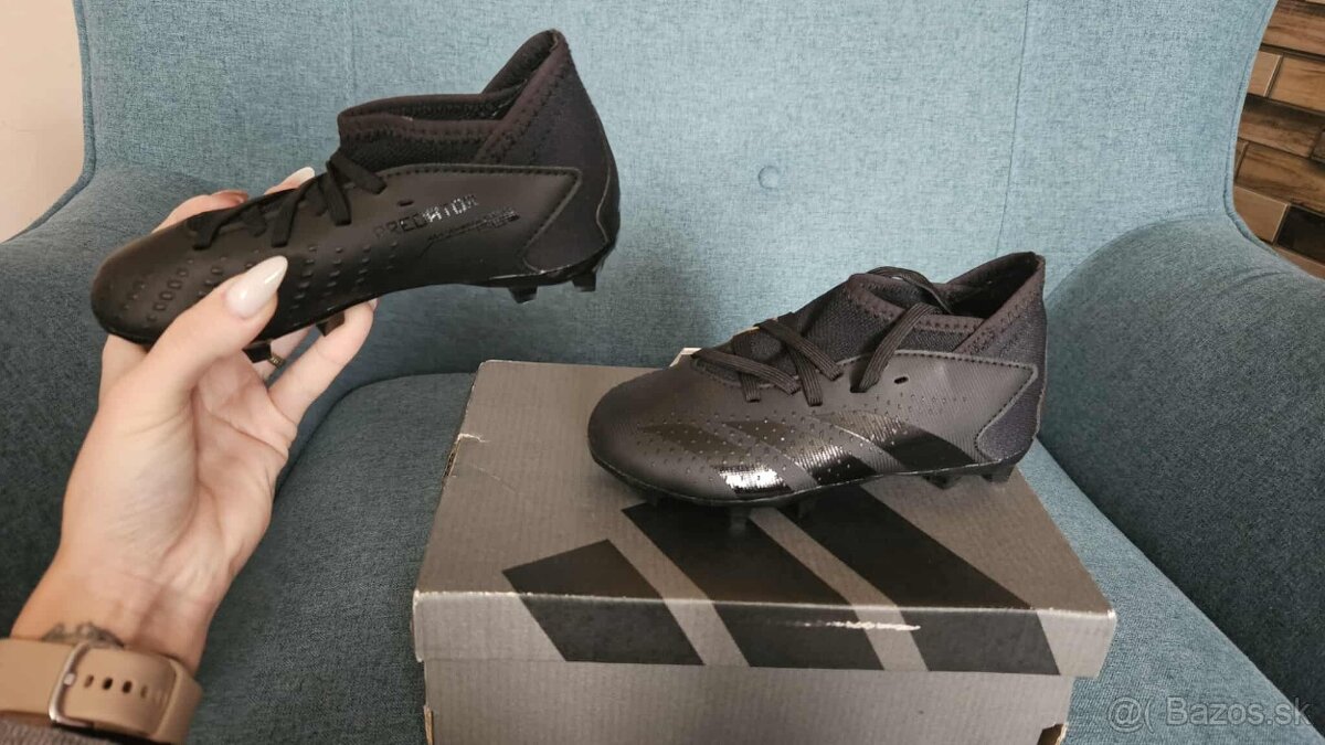Adidas Predator 3 FG CH41 ( Čierne ) - 4