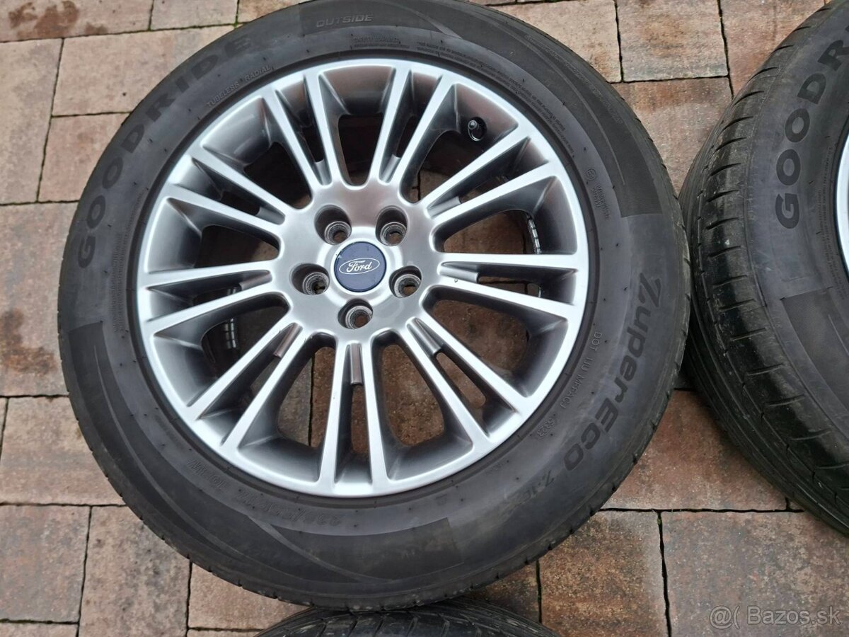 Originálne hliníkové disky Ford R17, 5x108 - 4