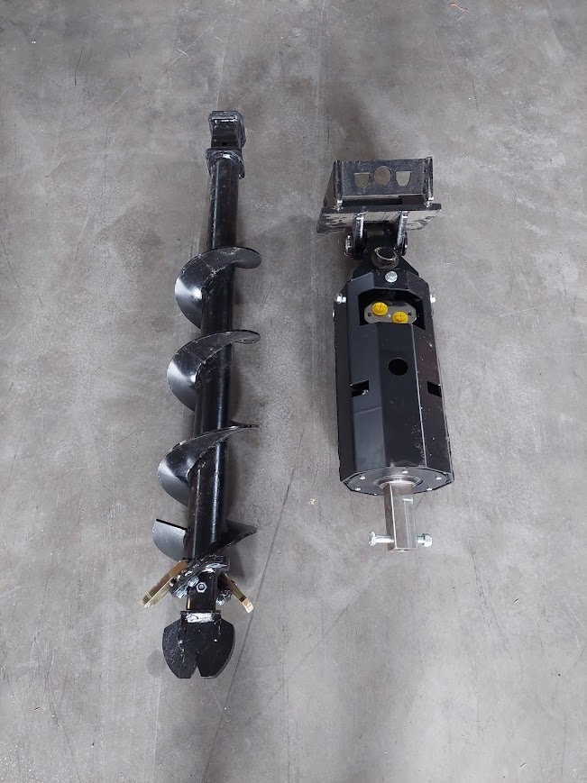 Zemný vrták na minibager - 4