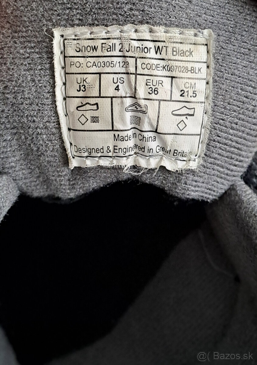 Zimné chlapčenské topánky 36 - 4