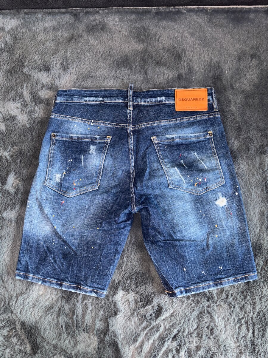 Džínsové kraťasy Dsquared2 - 4