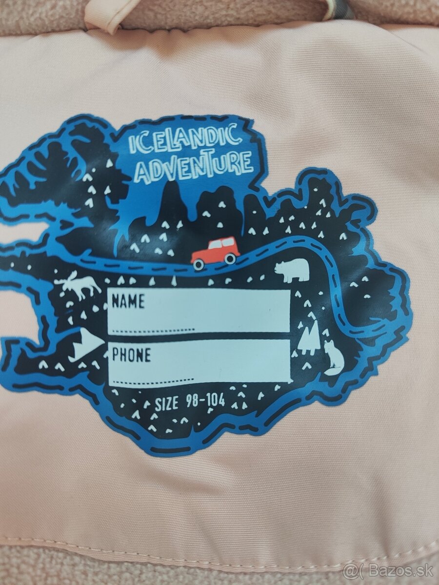 Zimné 98-104 dievčenské oblečenie do snehu - 4