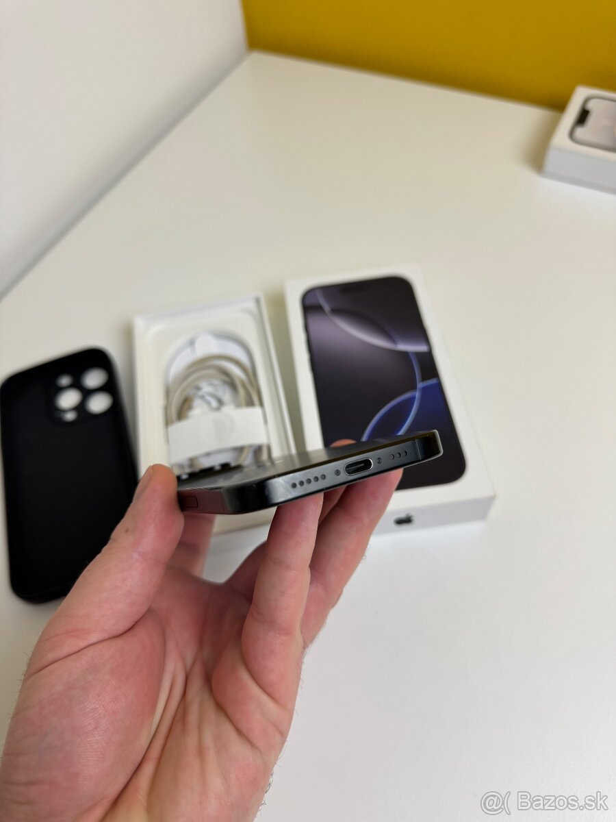 Predam vymenim Iphone 16 Pro 256GB Black Titanium - 4