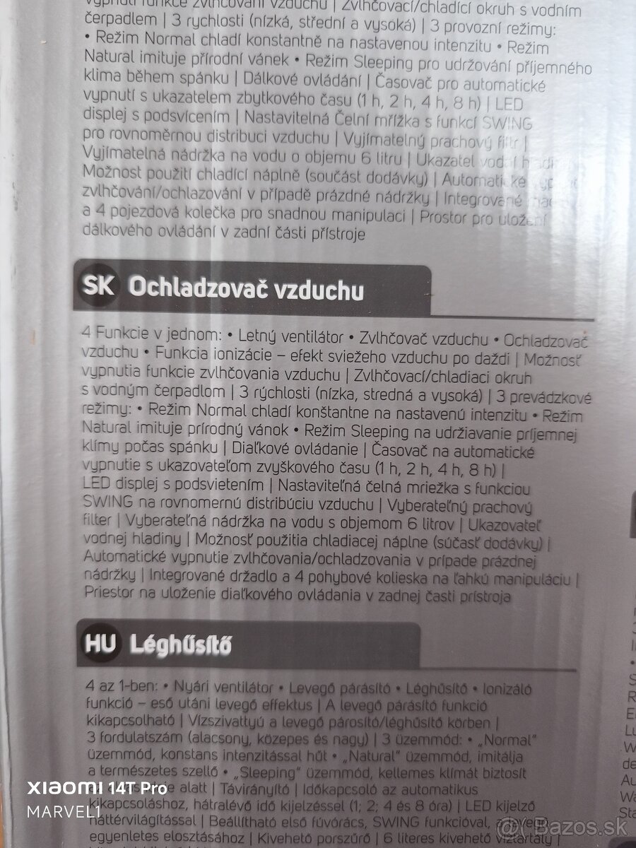 Ochladzovač vzduchu sencor - 4