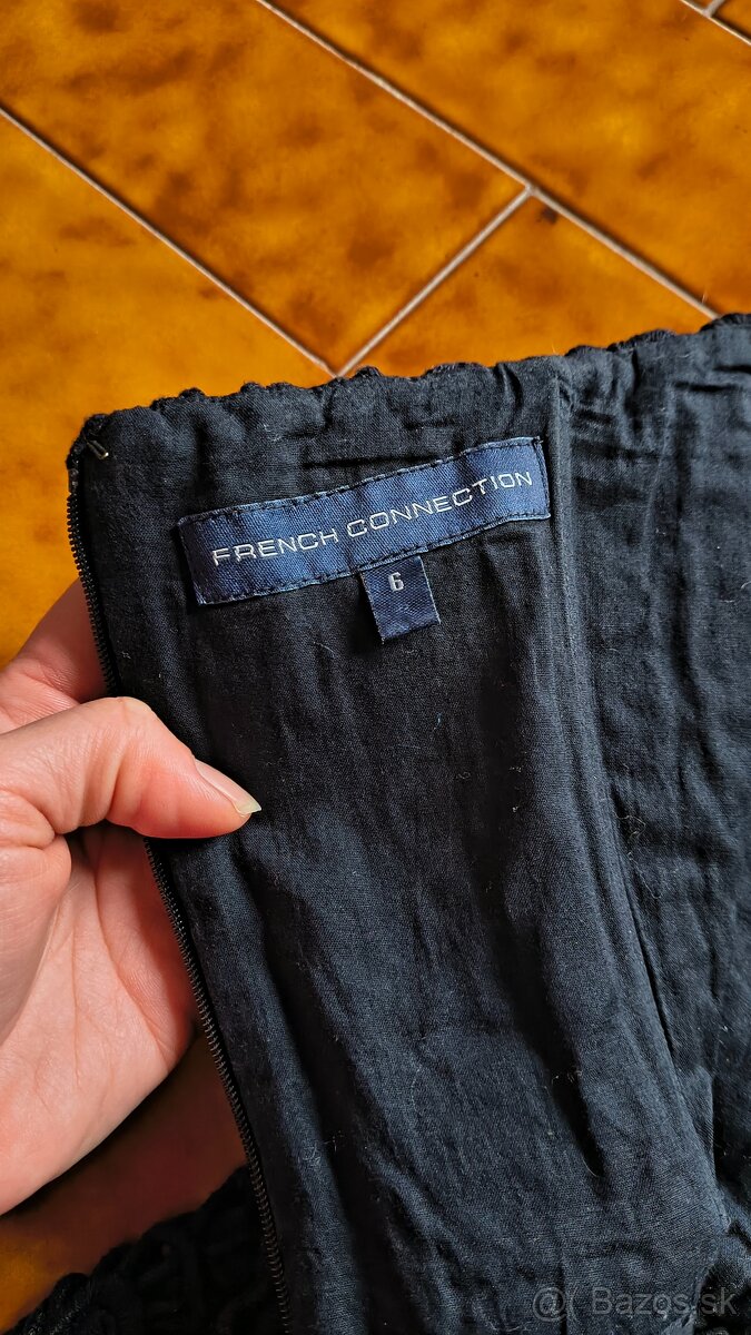 Kratke cierne saty, xs - 4