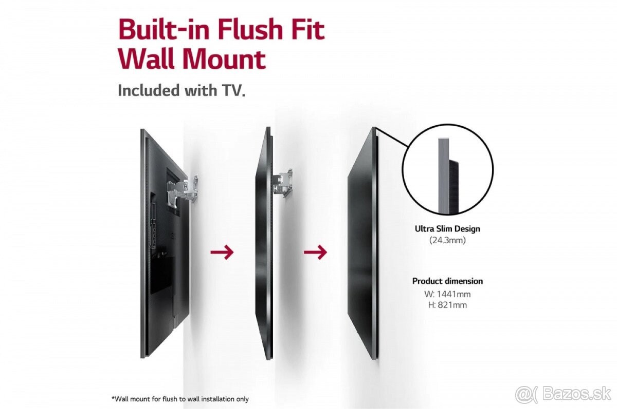 LG OLED evo Gallery Edition 65” (65G2) – TOP OLED - 4