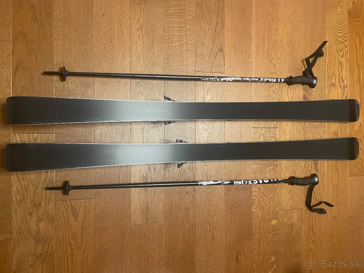 Predám zánovné juniorské lyže 150cm - 4