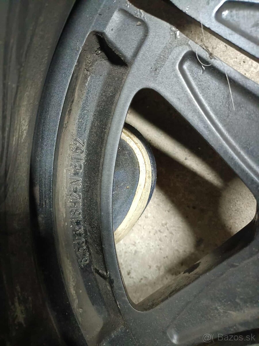 ❄️zimné orig. AMG Mercedes 5x112 R18 pneu dvojrozmer - 4