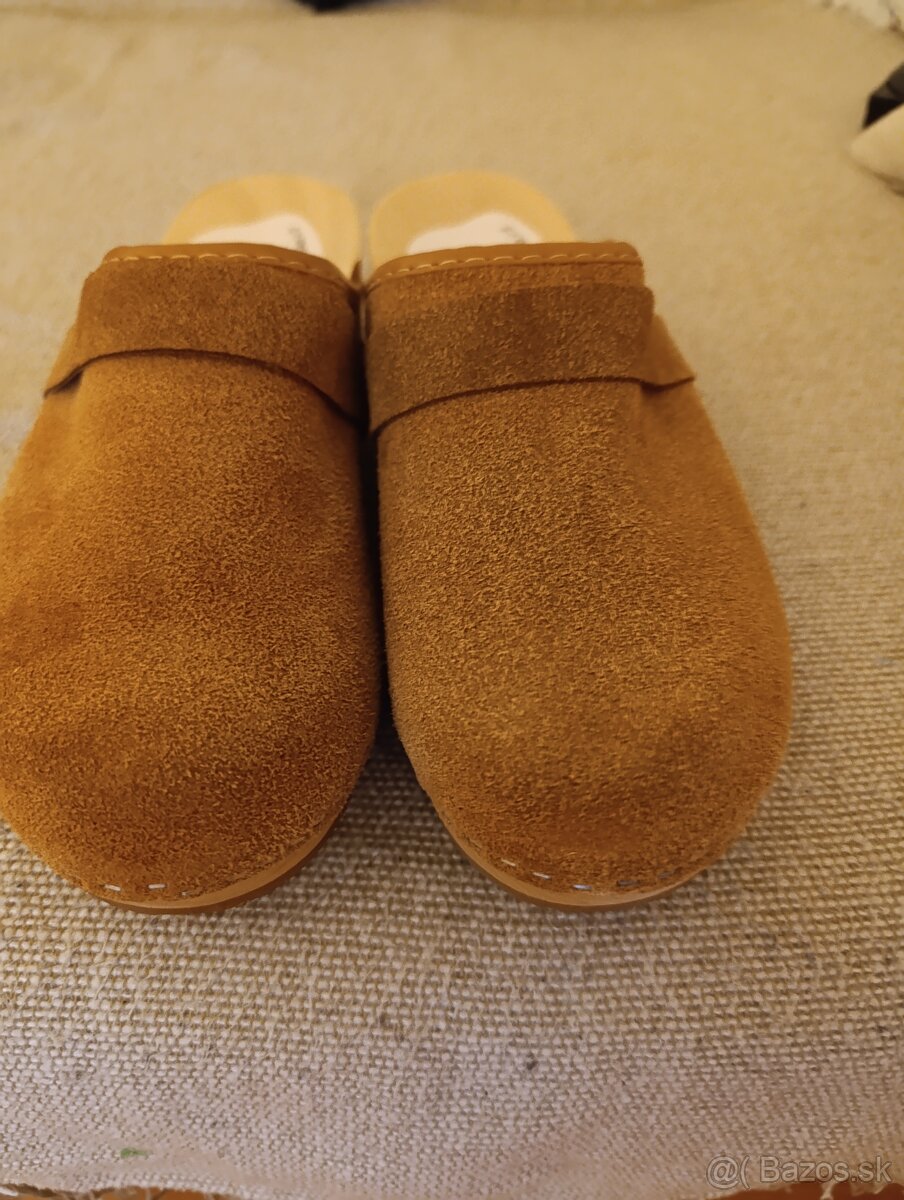 Dámske kožené dreváky - 4