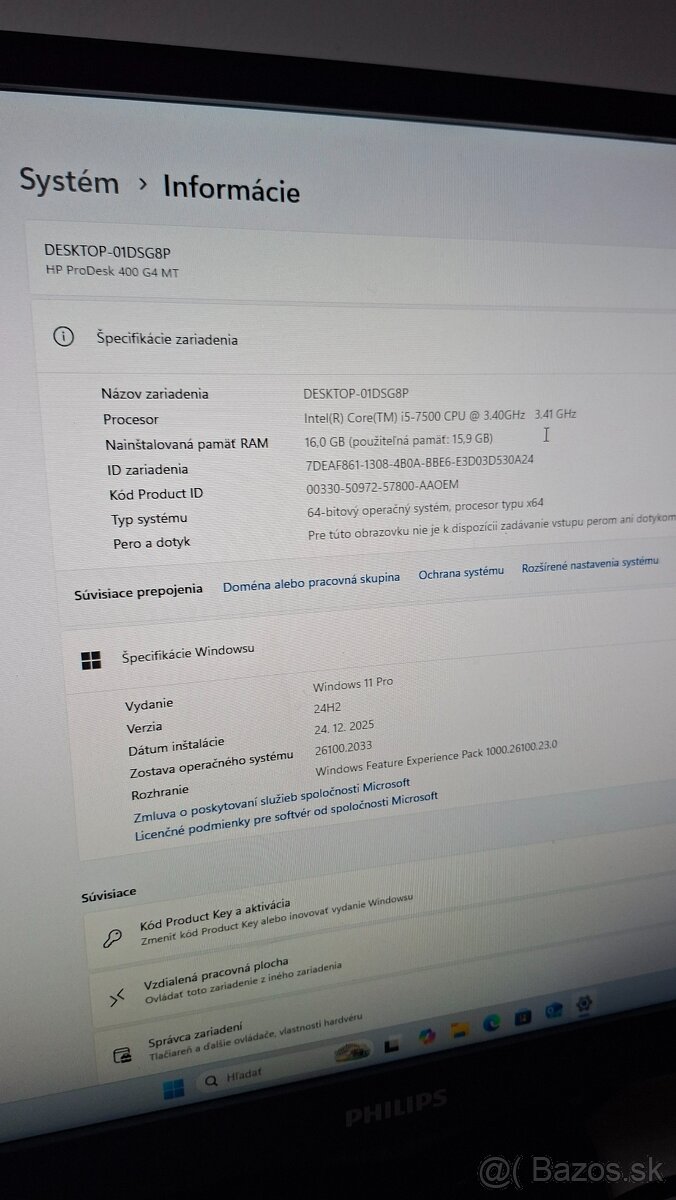 Predam pocitac HP ProDesk 400 G4 MT - 4