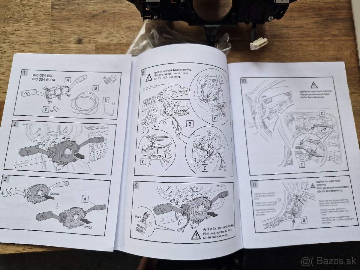 Tempomat Škoda Octavia 3 - sada na dodělání - 4