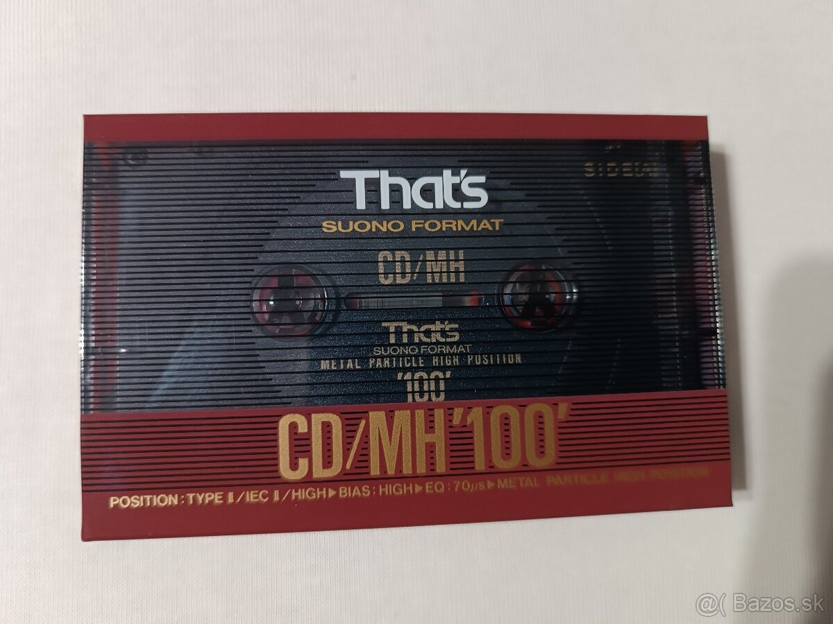 Audio kazety THAT’S CD/MH 100 - 4