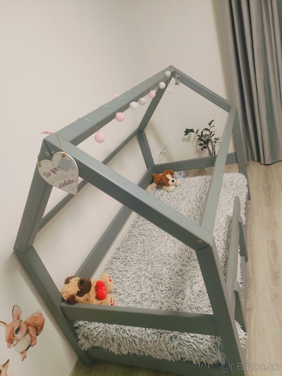 Detská posteľ -Domček 160x80 - 4